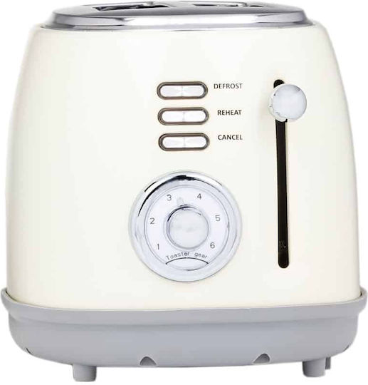 Morris Toaster 2 Slots 850W Beige