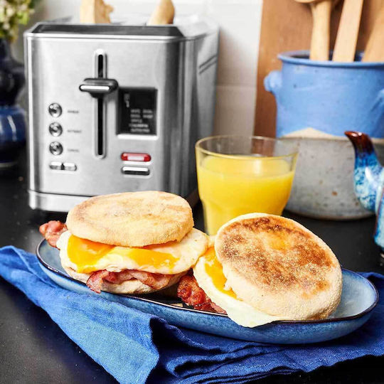 Gastroback Digital 2S Φρυγανιέρα 2 Θέσεων 950W Inox