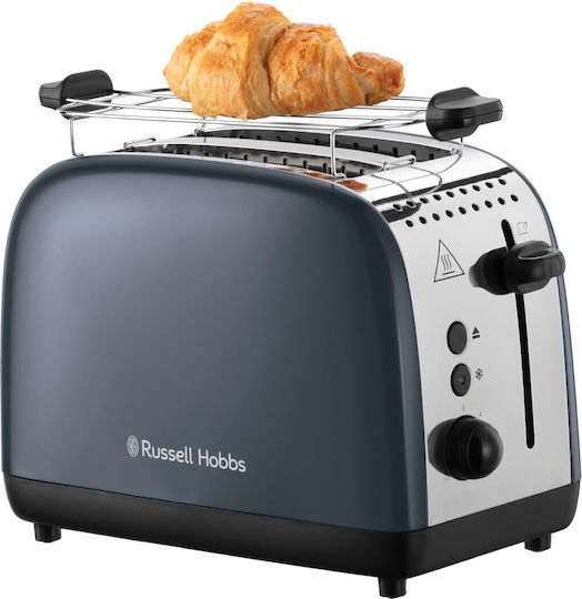 Russell Hobbs Colours Plus Φρυγανιέρα 2 Θέσεων 1600W Γκρι