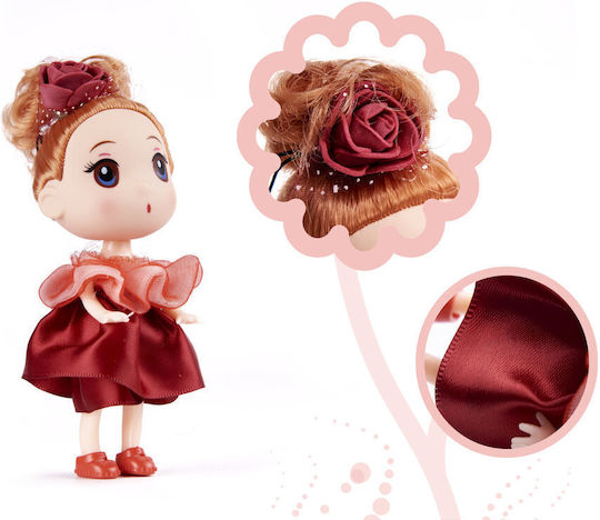 ikonka Set of Dolls for Dollhouse