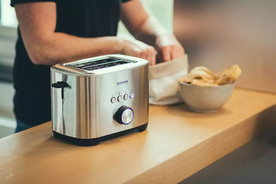 Severin Φρυγανιέρα 2 Θέσεων 800W Inox