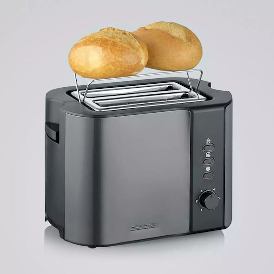 Severin Тостер Двуместна 800W Inox