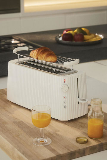 Alessi Plissé Φρυγανιέρα 2 Θέσεων 1700W Λευκή