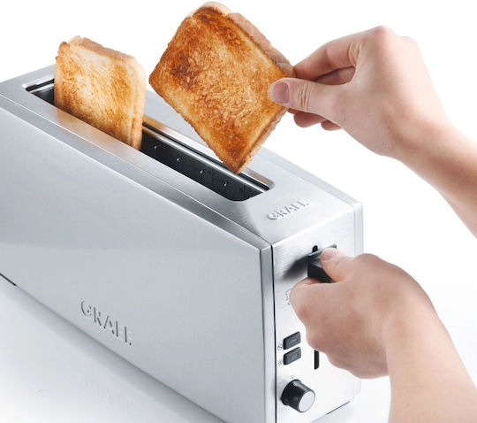 Graef Toaster 2 Slots 880W Inox