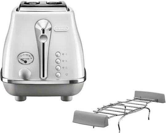 De'Longhi Icona Capitals Тостер Двуместна 900W Сив