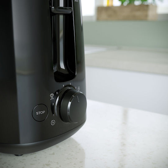 Philips Toaster 2 Slots 650W Black