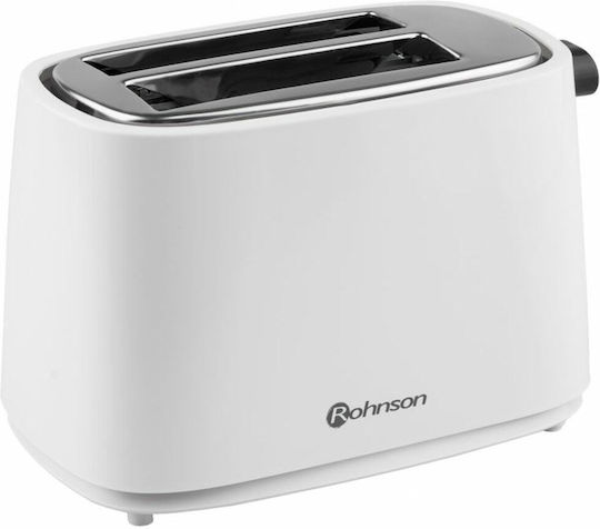 Rohnson Φρυγανιέρα 2 Θέσεων 750W Λευκή