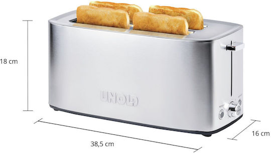 Unold Φρυγανιέρα 2 Θέσεων 1200W Inox