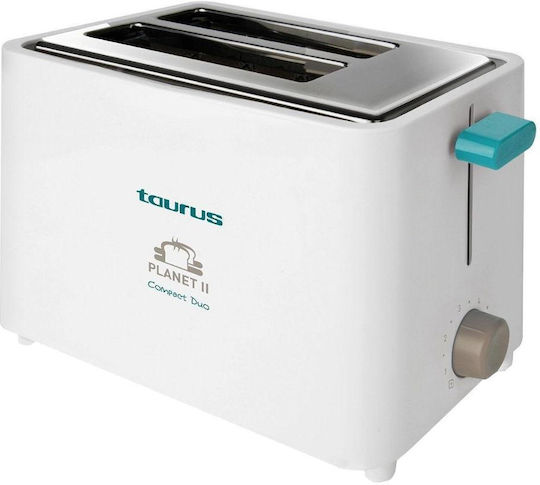 Taurus Planet II Φρυγανιέρα 2 Θέσεων 750W Λευκή