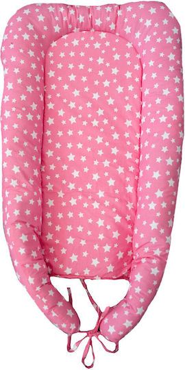 Бебешка възглавница-гнездо Розов