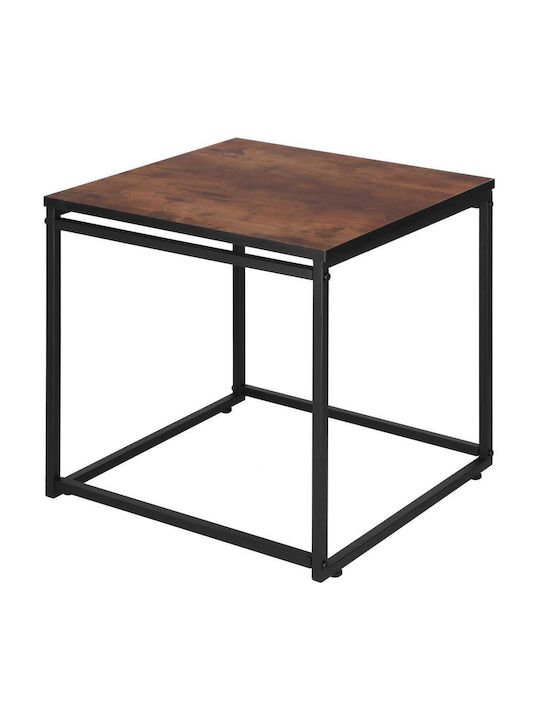 Platz Satztisch-Set Metall Braun 2Stück B49xT49cm