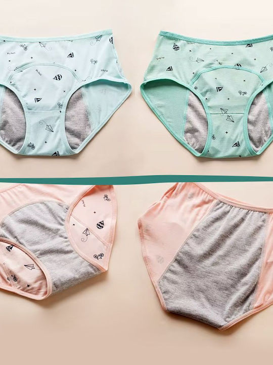 Βαμβακερά Femei Slip MultiPack Multicolored