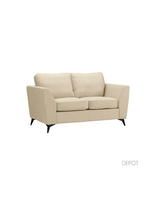 Boel Two-Seater Couch Beige 160x86x92cm