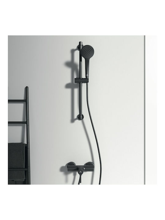 Ideal Standard Ceraline Αναμεικτική Μπαταρία Μπανιέρας Μαύρη