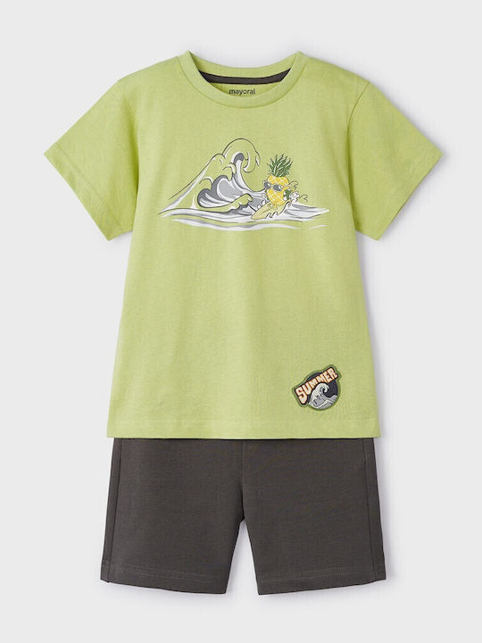 Kinder-Set mit Shorts Sommer 2Stück Olive