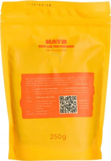 HAYB Espresso Coffee Arabica Rwanda Whole Beans 250gr