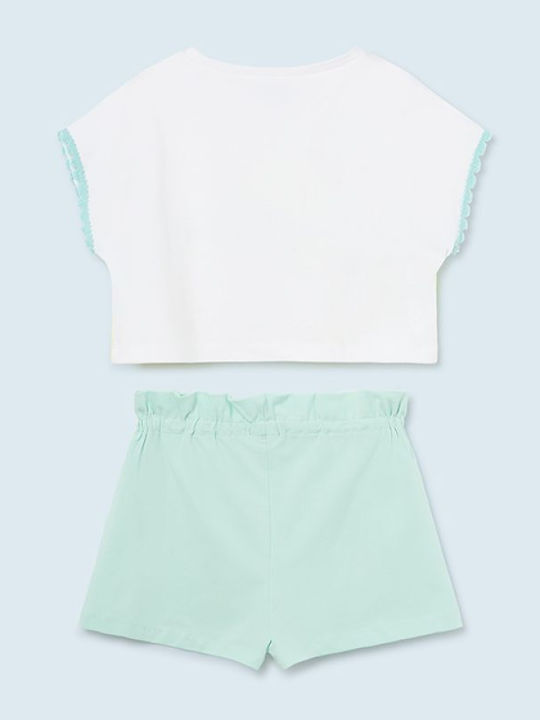 Mayoral Kinderbekleidungsset mit Shorts Türkis 2 Stück
