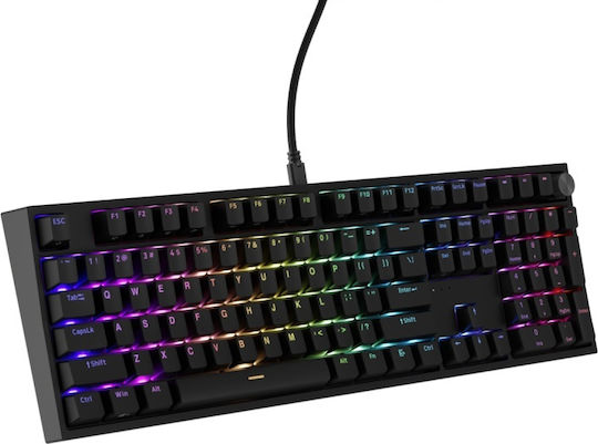 Genesis Thor 404 Gaming Mechanical Keyboard with Outemu Peach Silent switches and RGB lighting (English US)
