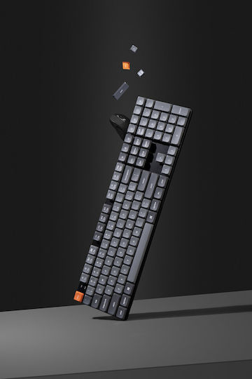 Keychron K5 Max Wireless Gaming Mechanical Keyboard with Gateron Low Profile Red switches and RGB lighting (English US)