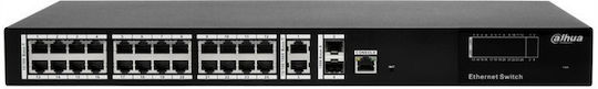 Dahua PFS4228-24T Managed L2 Switch με 26 Θύρες Gigabit (1Gbps) Ethernet και 2 SFP Θύρες