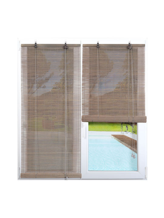 Shade Blind Bamboo in Gray Color L90xH180cm