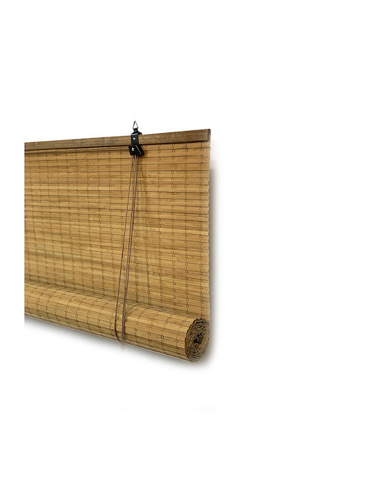 Woodware Στόρι Σκίασης Μπαμπού σε Καφέ Χρώμα Π180xΥ220εκ.