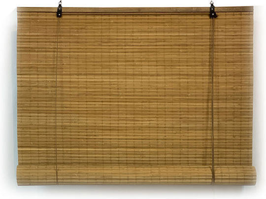 Woodware Στόρι Σκίασης Μπαμπού σε Καφέ Χρώμα Π150xΥ220εκ.