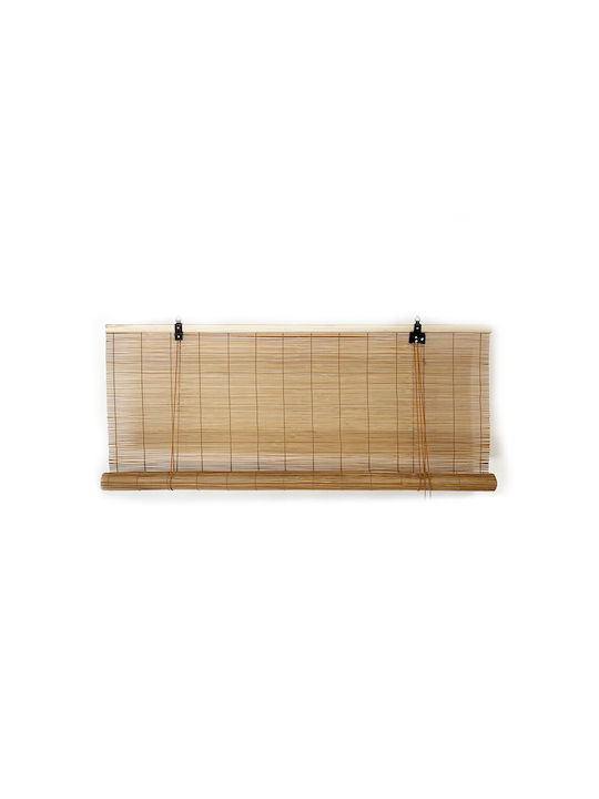 Woodware Στόρι Σκίασης Μπαμπού σε Καφέ Χρώμα Π120xΥ200εκ.