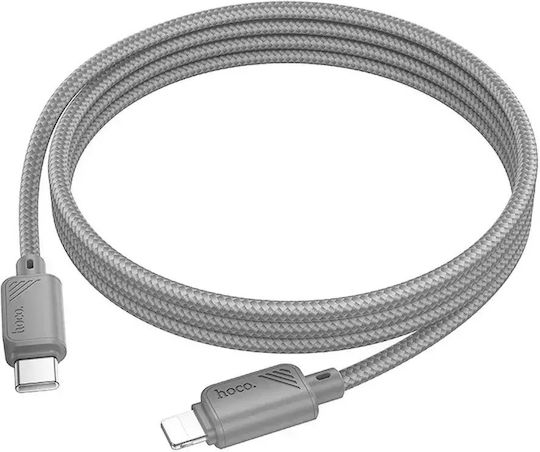 Hoco Regular la Cablu Lightning 27W Gri 1m