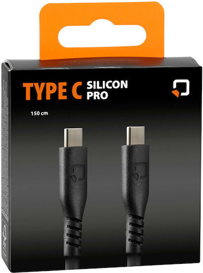 Lampa USB 2.0 Cable USB-C male - USB-C 60W PD Μαύρο 1.5m L9179.1