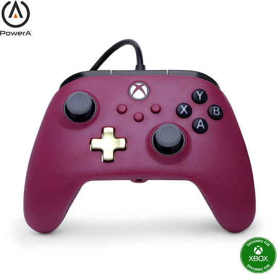 PowerA Advantage Plus Жичен Геймпад За Xbox Series Рубин
