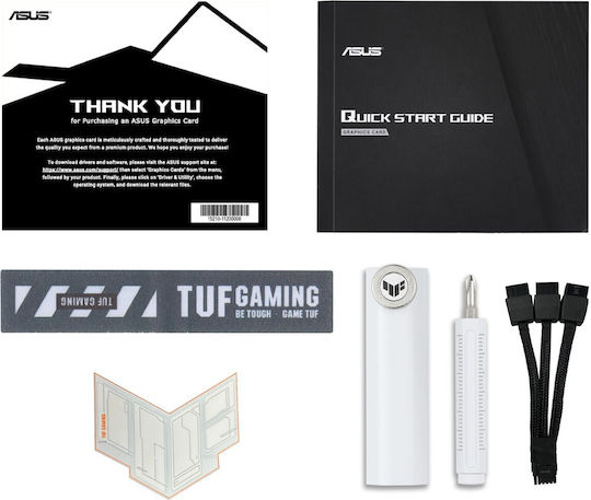 Asus GeForce RTX 5070 Ti 16GB GDDR7 Гейминг OC Бял Видеокарта