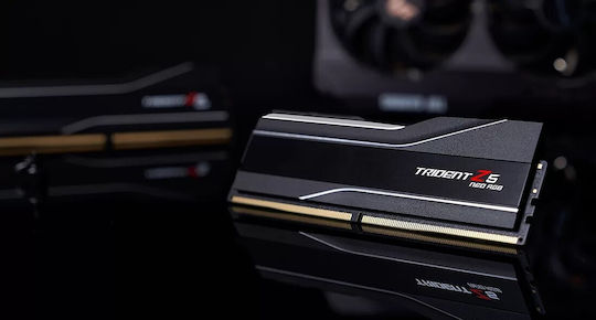 G.Skill Trident Z5 Neo 64GB DDR5 RAM с 2 модула (2x32GB) и Скорост 6000 за Настолен Компютър