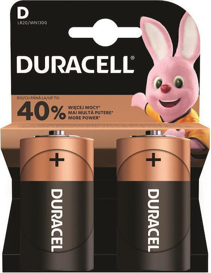 Duracell Алкални Батерии D 1.5V 2бр