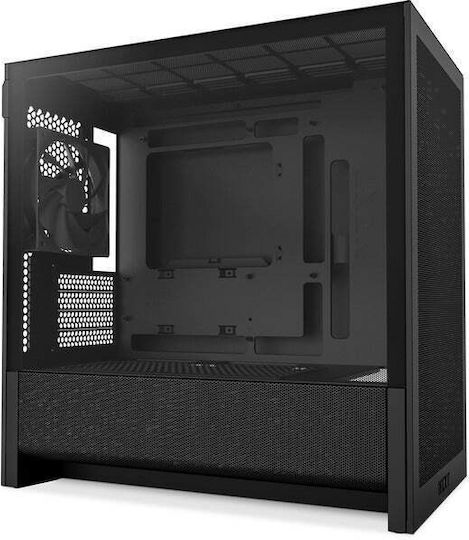 NZXT H3 Flow Gaming Midi Tower Κουτί Υπολογιστή με Πλαϊνό Παράθυρο Μαύρο