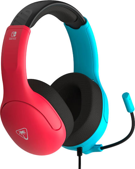 Turtle Beach Airlite Fit Over Ear Gaming Headset with Connection 3.5mm Red / Blue