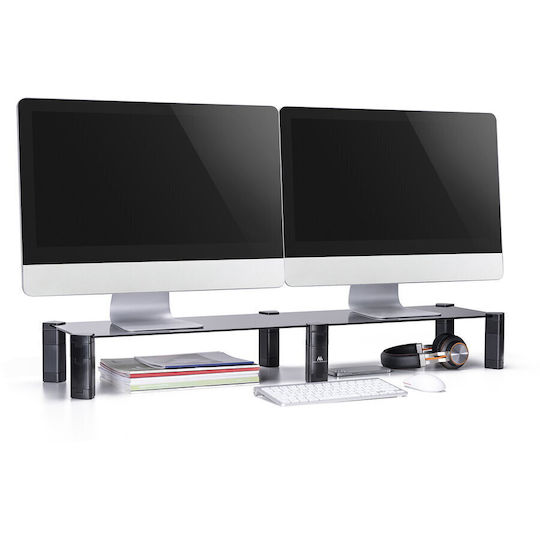 Maclean Energy MC-936 Стойка за 2 Монитори до 32" Черна