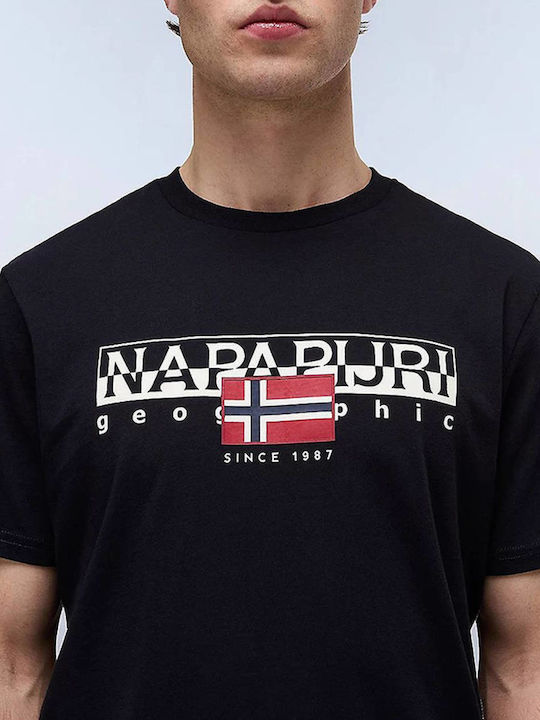 T-shirt Μαύρο
