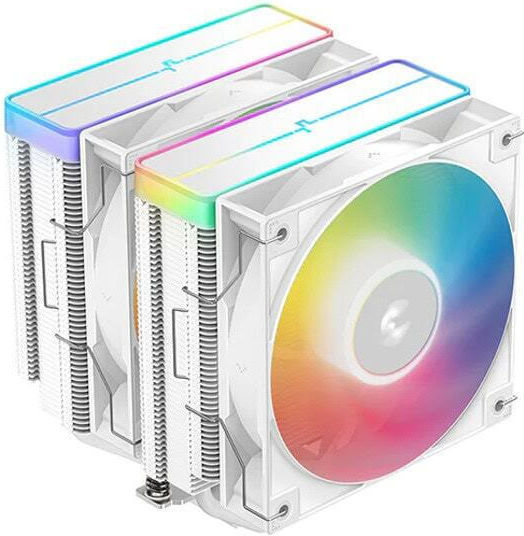 Deepcool AG620 WH ARGB V2 Dual Fan CPU Cooling for AM4/AM5/1200/115x/1700 Socket White