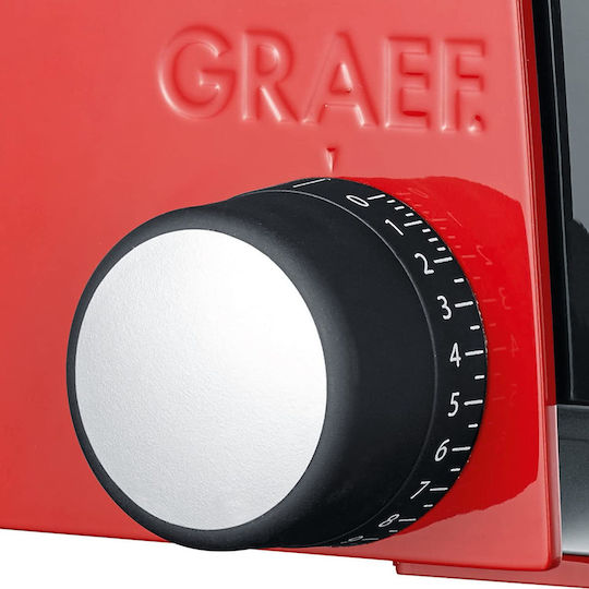 Graef S 11003 Aufschnittschneider 170W Rot