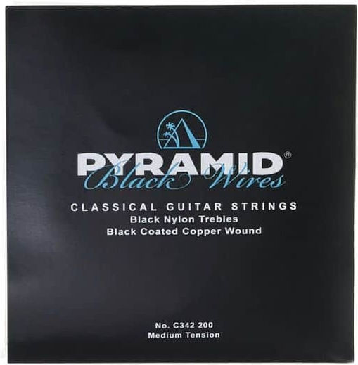 Pyramid Black Wires Σετ Χορδών Nylon Ηλεκτρικής Κιθάρας 10 - 46"