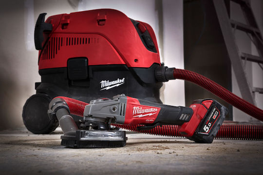Milwaukee AS 30 LAC Σκούπα Υγρών / Στερεών 1200W με Πλαστικό Κάδο 30lt