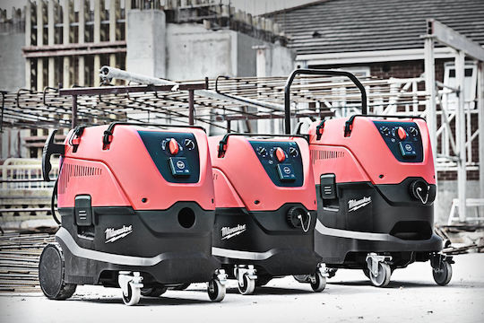 Milwaukee AS 30 LAC Σκούπα Υγρών / Στερεών 1200W με Πλαστικό Κάδο 30lt
