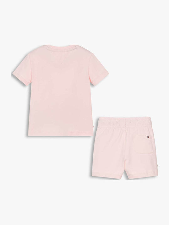 Kids' Set with Shorts Summer 2pcs Pink