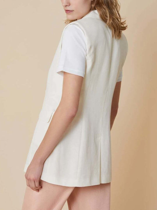 Pennyblack Γυναικείο Σακάκι Ivory