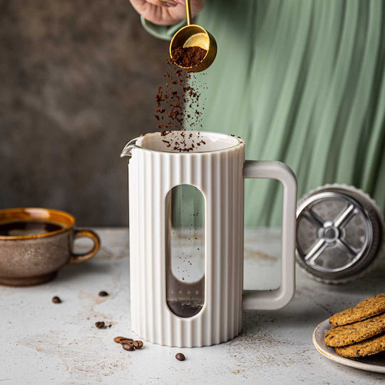Klausberg Filterkaffeemaschine Handbetrieb Kunststoff Weiße 350ml