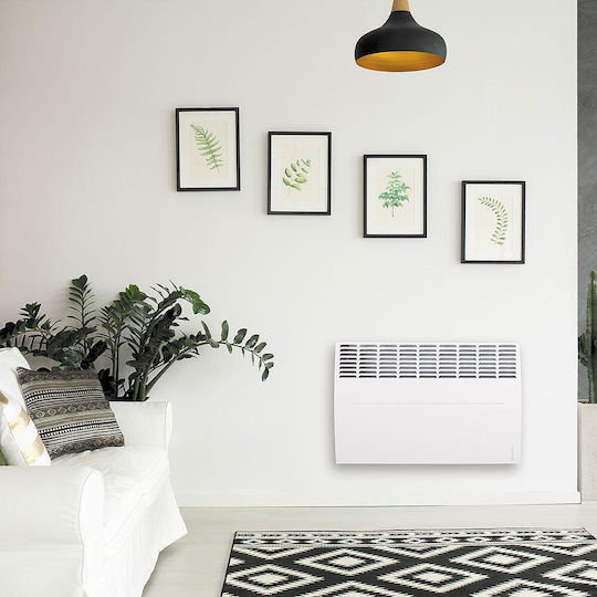 Atlantic F120 Konvektorheizung Wand 2500W mit elektronischem Thermostat und WiFi 90.9x46.1cm Weiß