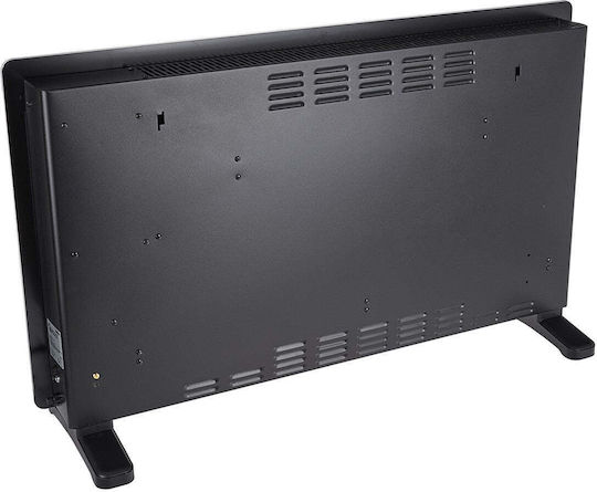 Geko Konvektorheizung Wand 2500W mit elektronischem Thermostat Schwarz