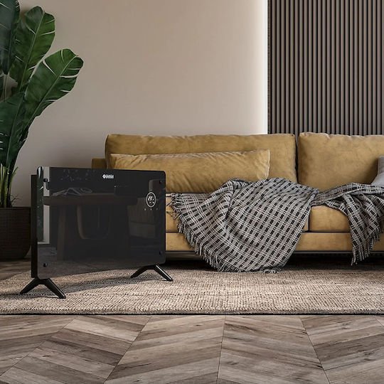 Olimpia Splendid Caleo Convector Heater Floor 2000W with Electronic Thermostat and WiFi Black