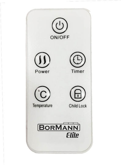 Bormann BEH5050 030706 Konvektorheizung Boden 2000W mit elektronischem Thermostat 96x47cm Weiß
